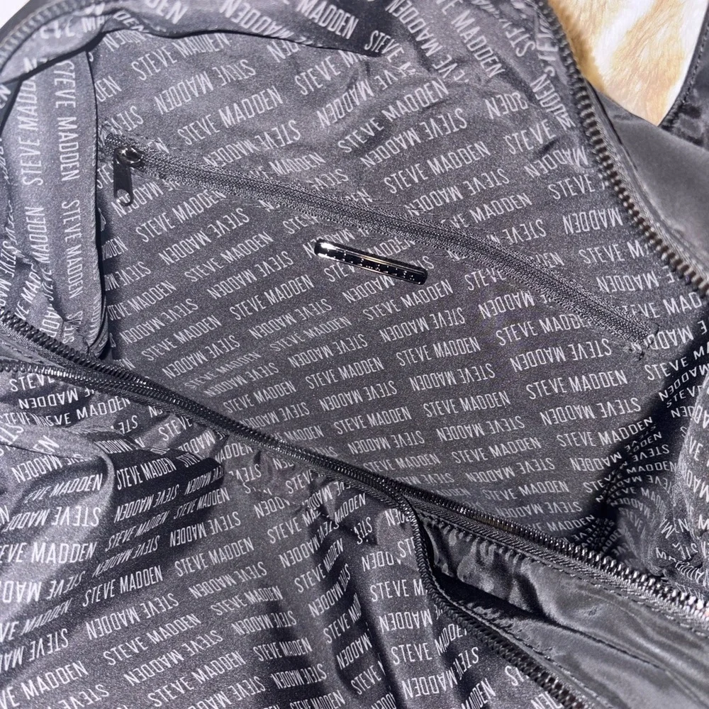 NWT Steve Madden Black Duffel Bag Set